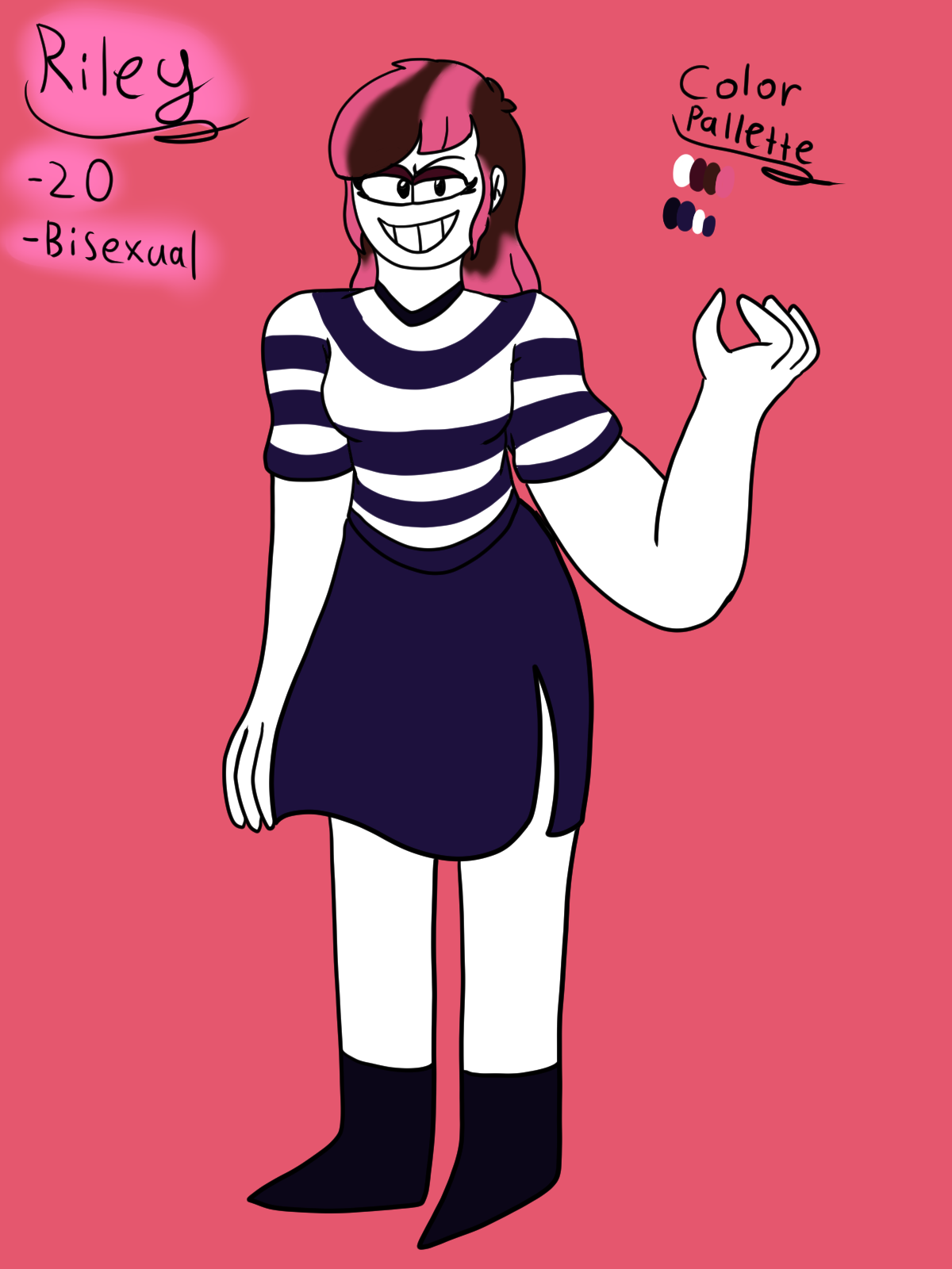 Riley Human form (Reference Sheet) by Heart-of-a-Artist on DeviantArt