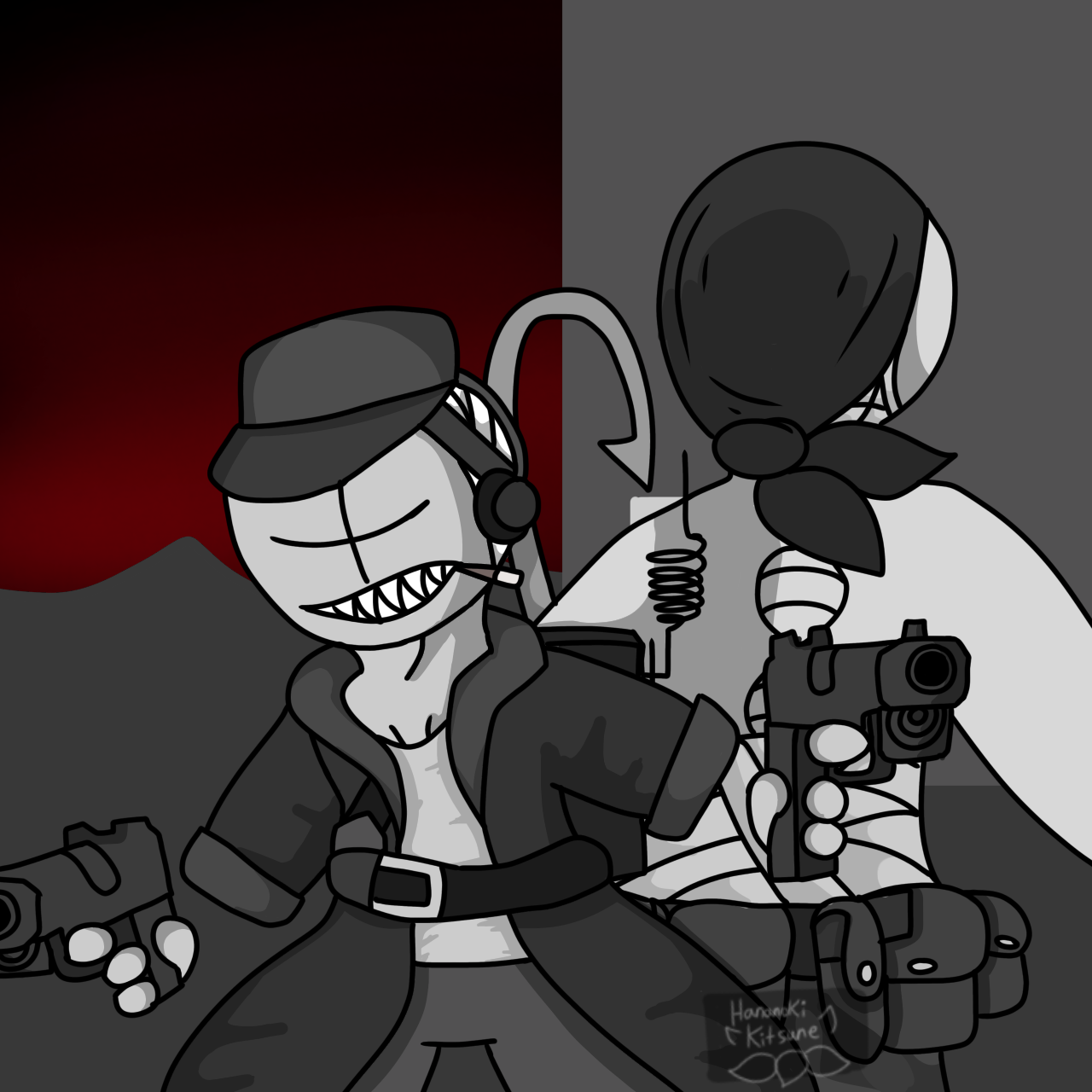 Madness Combat: Sanford & Deimos by soytails on Newgrounds