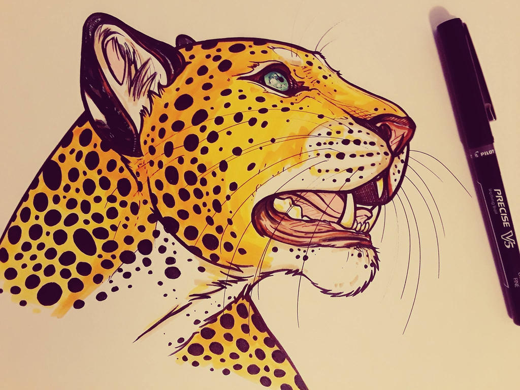 Leopard Ink .Leopard Ink. by CheshireSmile on DeviantArt