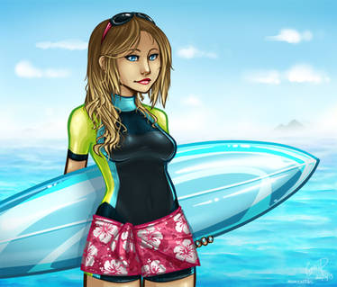 Surfer Chick