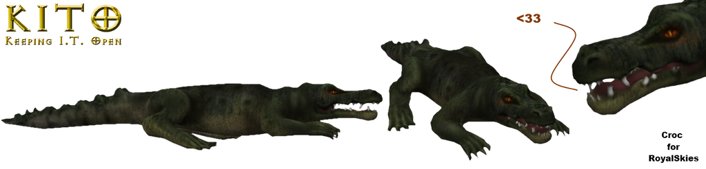 3D Croc by Some-Art on DeviantArt