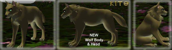 Wolf Body and Head