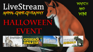 Animal Game GiveAway this Halloween Weekend