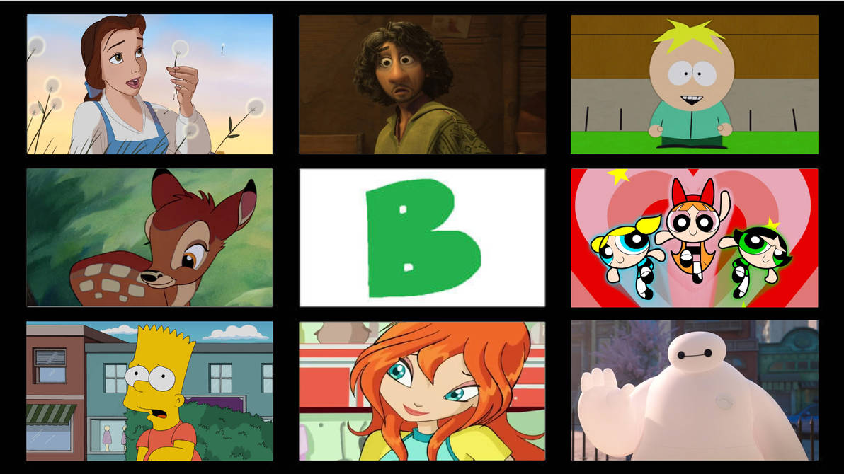 B Deviantart My Favorite B Characters by justcringey on DeviantArt