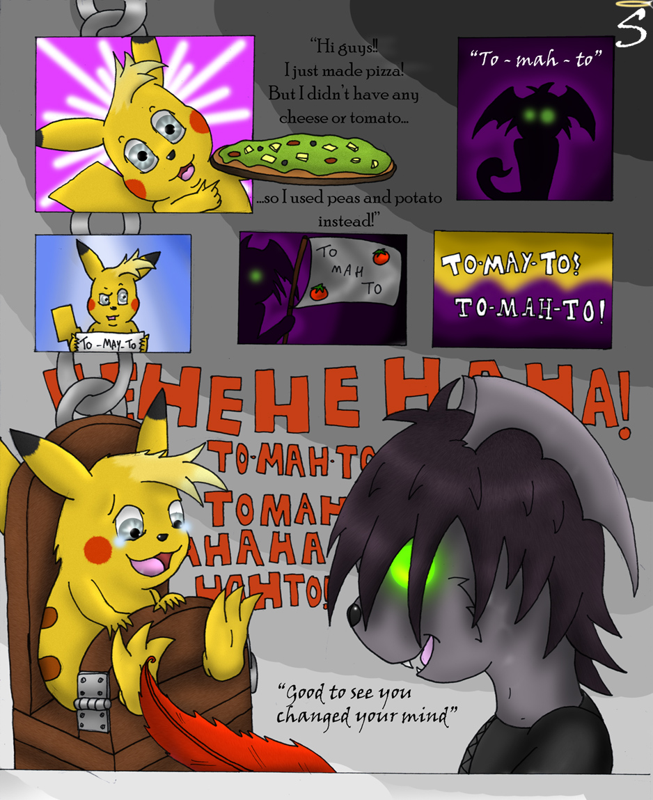 Pikachu tickle comic.