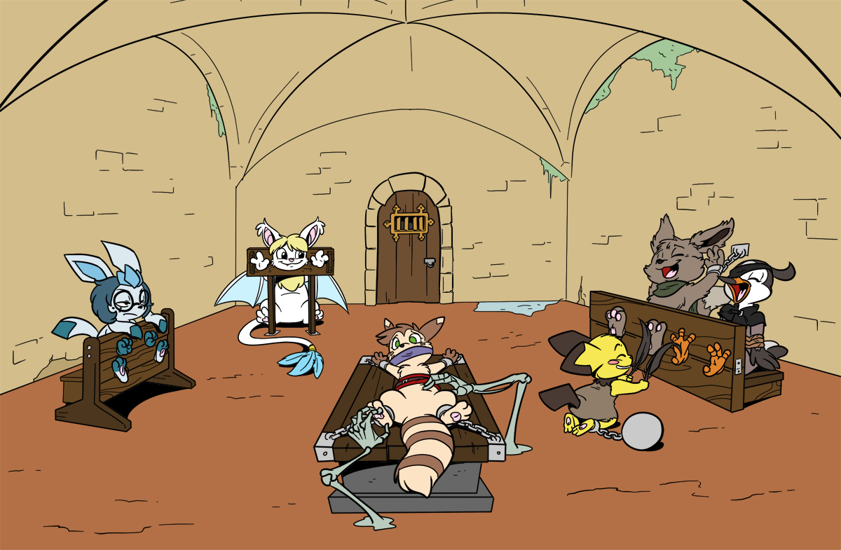 Coloured Commission - Dungeon Fun