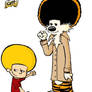 Afro Calvin and Hobbes