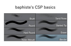 baphiste's Basic CSP Brush Pack