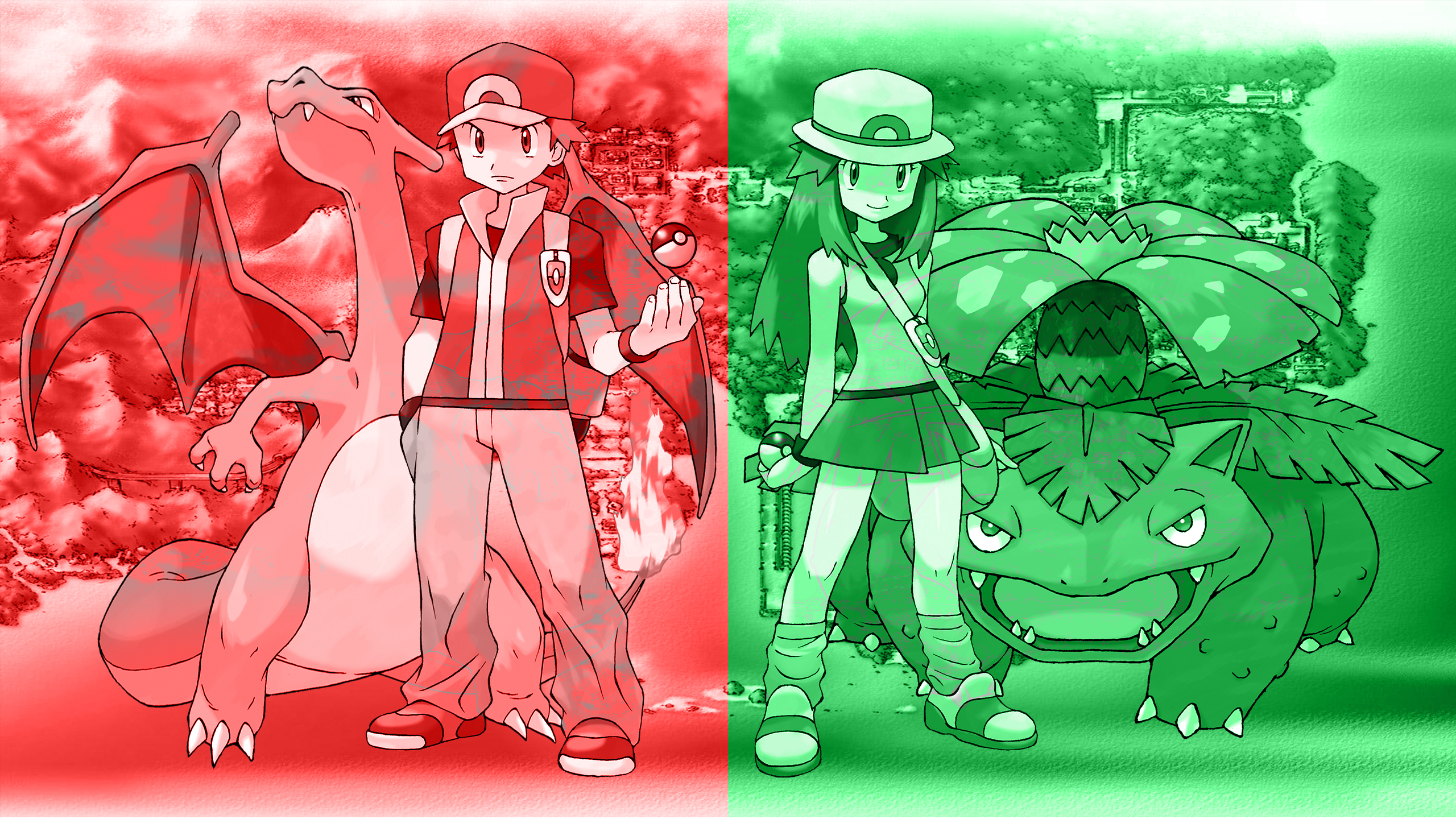 Red (Pokémon) - Pokémon Red & Green - Image by ᴀᴛᴍsɢᴇᴀ