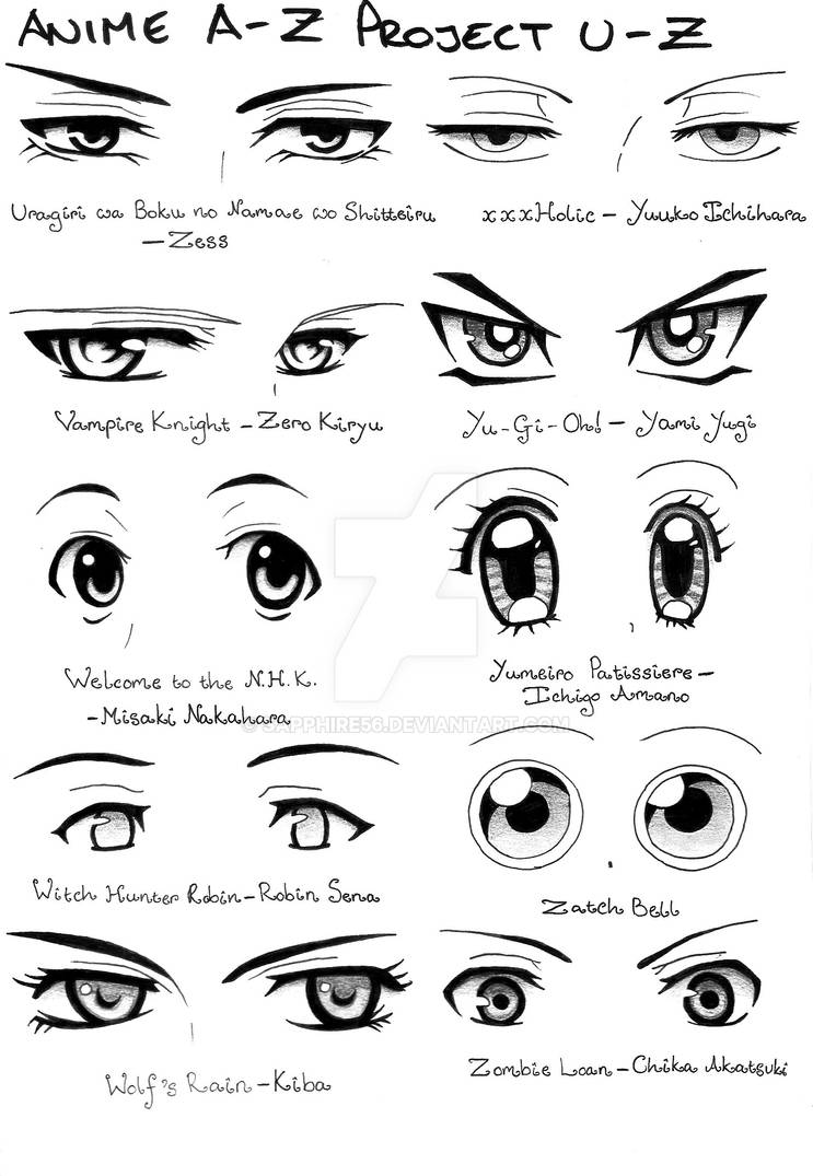45 Manga eyes by ciccio91gow on DeviantArt