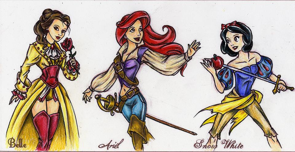 Princess Pirates colored