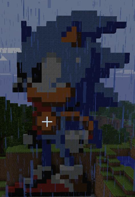 Sonic In Minecraft By Bulto93 On DeviantArt