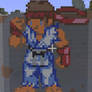 Minecraft Street Fighter Ryu