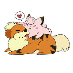 Pokemon a Day - Clefairy and Growlithe