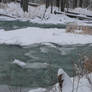 Winter in an Alaskan river