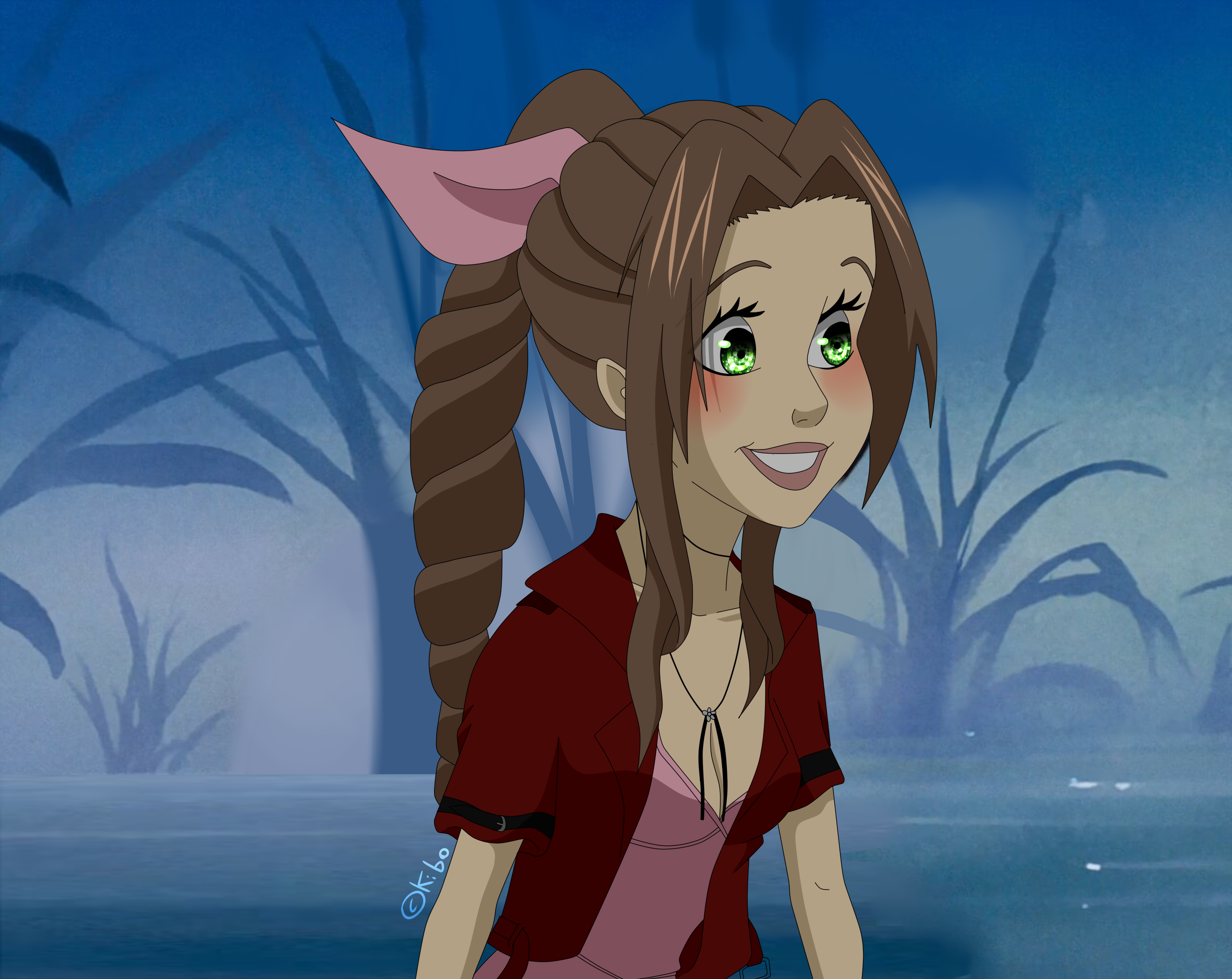 Ff Aerith In Disney Style By Kibonoakari On Deviantart Ff Aerith In Disney Style By Kibonoakari On Deviantart