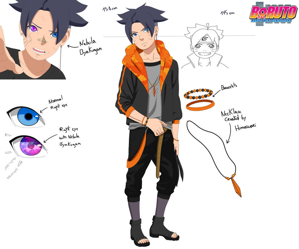 BORUTO OC | SHOYO UZUMAKI'S UPDATED REF SHEET by KiboNoAkari on DeviantArt
