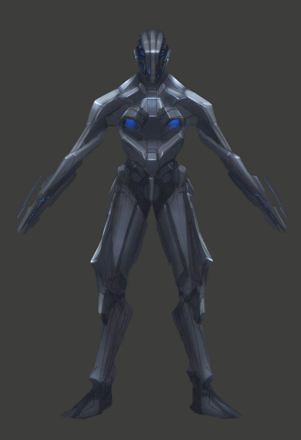 Forerunner Character Forerunner Sketch by TDSpiral on DeviantArt