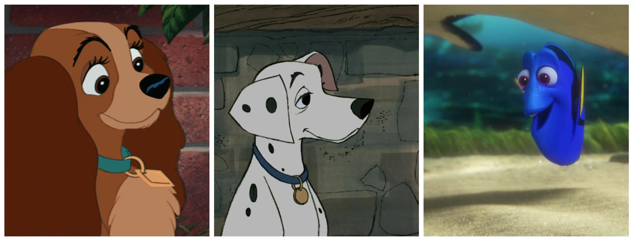 Lady, Perdita, And Dory by Jaidenray on DeviantArt
