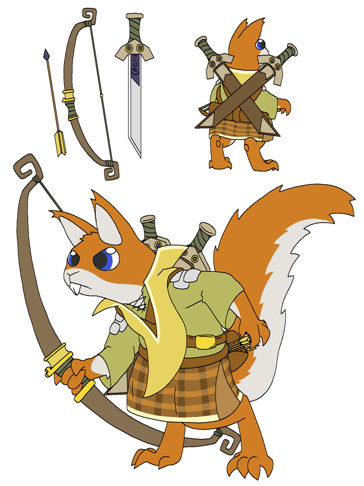 Ranger Squirrel Reference by MajorLeeMan on DeviantArt