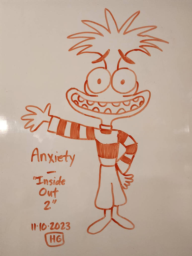 Anxiety (Inside Out 2) by WhiteboardArtist on DeviantArt