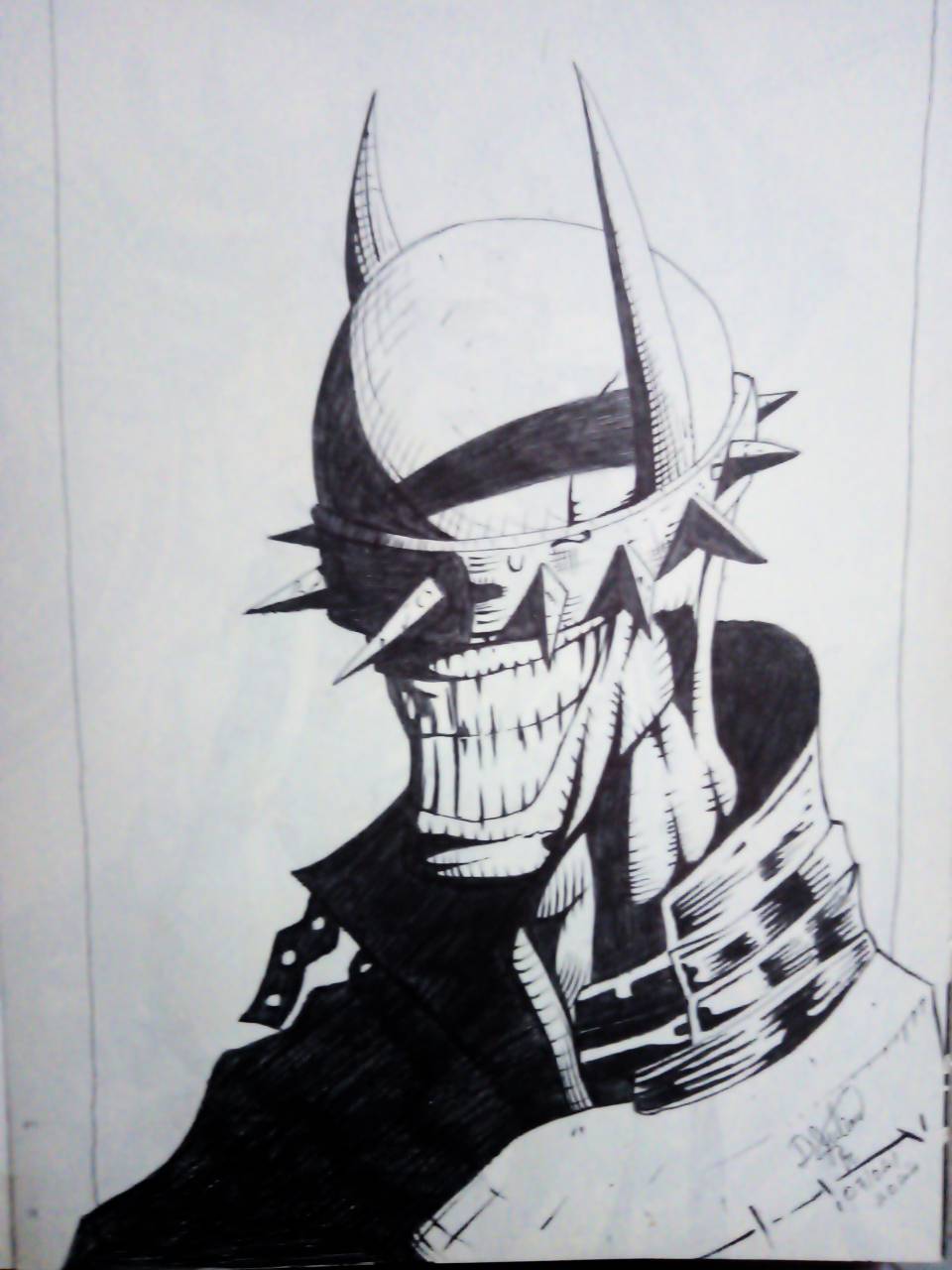 David Finch Riddler Redraw of The Batman Who Laughs of David Finch by Lt-Stellar on DeviantArt