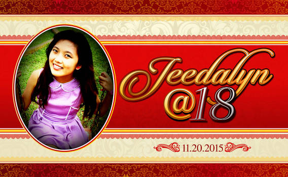 Jeedalyn @ I8 Birthday Tarpaulin