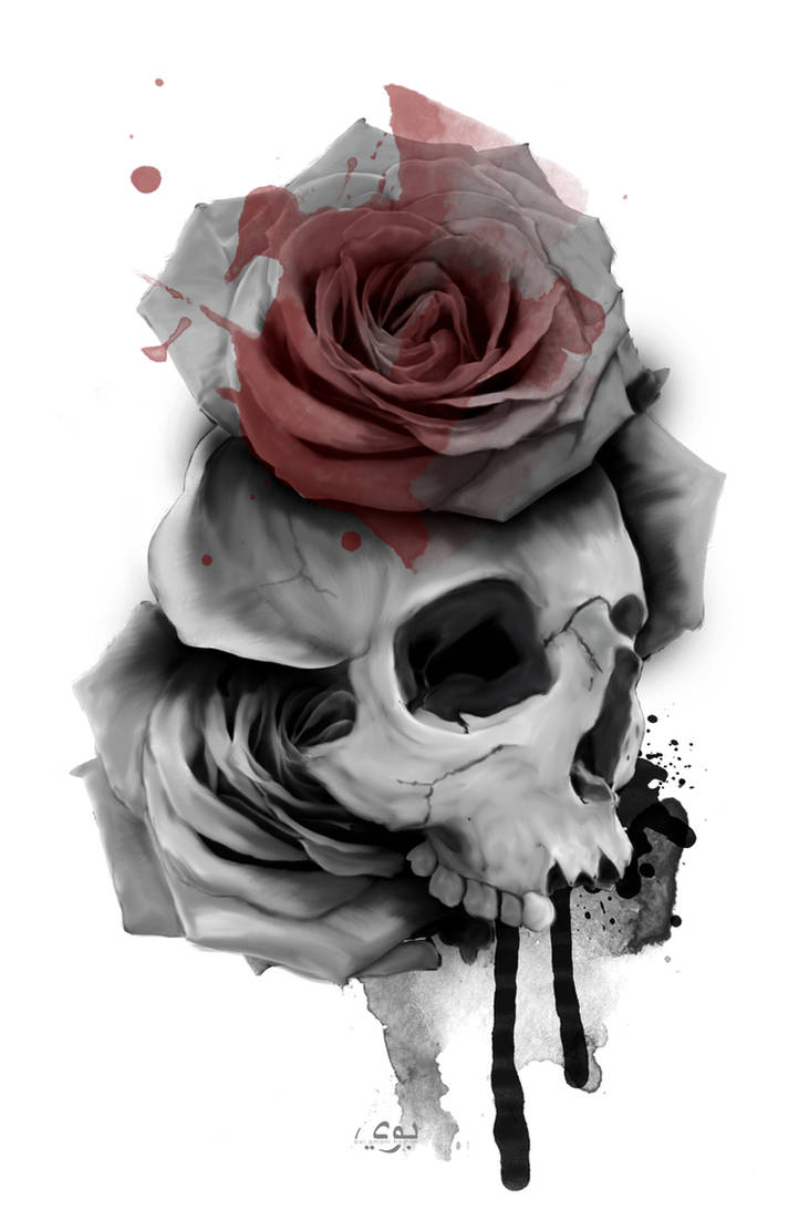 Skull Roses by exarxil
