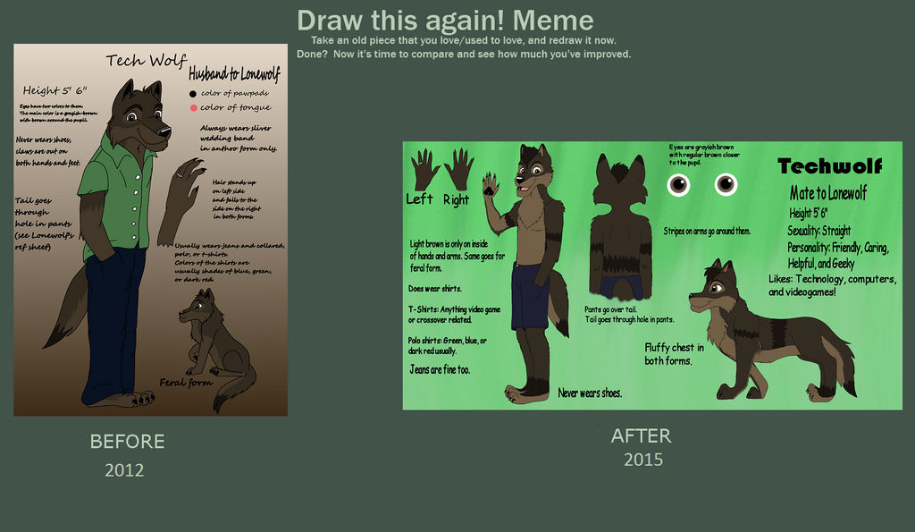 Techwolf Icon Tw Techwolf Ref_Before and After by SolitaryGrayWolf on DeviantArt