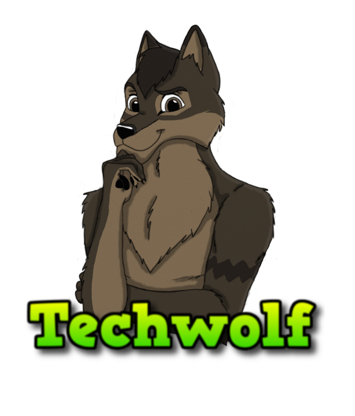 Techwolf Vector Techwolf badge by SolitaryGrayWolf on DeviantArt