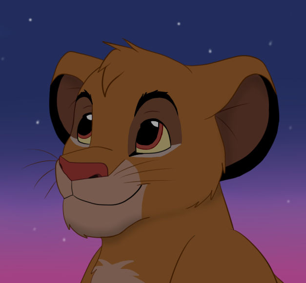 Simba in the Evening by SolitaryGrayWolf on DeviantArt