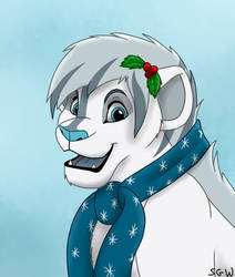 Christmas Ariya _ Gift for Roughlady by SolitaryGrayWolf