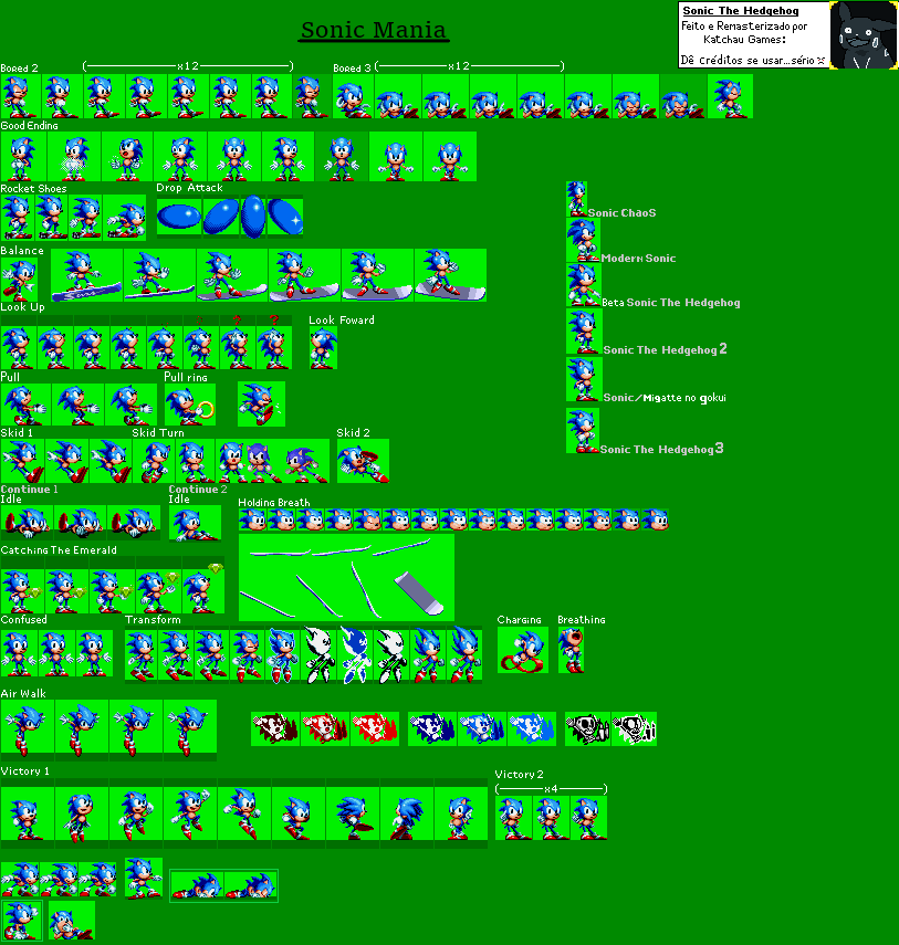 Unfinished Sonic Mania Sprite Sheet By KatchauGames On DeviantArt unfinished-sonic-mania-sprite-sheet-by-katchaugames-on-deviantart