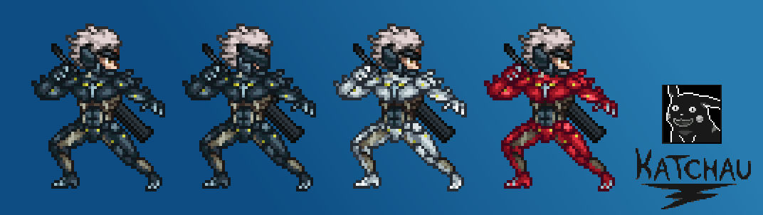 Cyborg Blood Raiden Raiden SSF2 - Cyborg Body Palettes by KatchauGames on DeviantArt