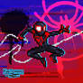 Miles Morales Spiderman - pixel art