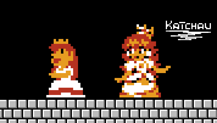 Princess Sprite SMB Princess Peach sprite remake by KatchauGames on DeviantArt