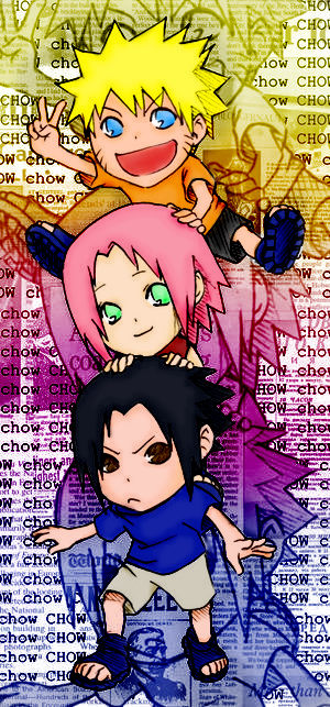 Chibi Team 7 COLOR