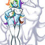Rainbow pinup