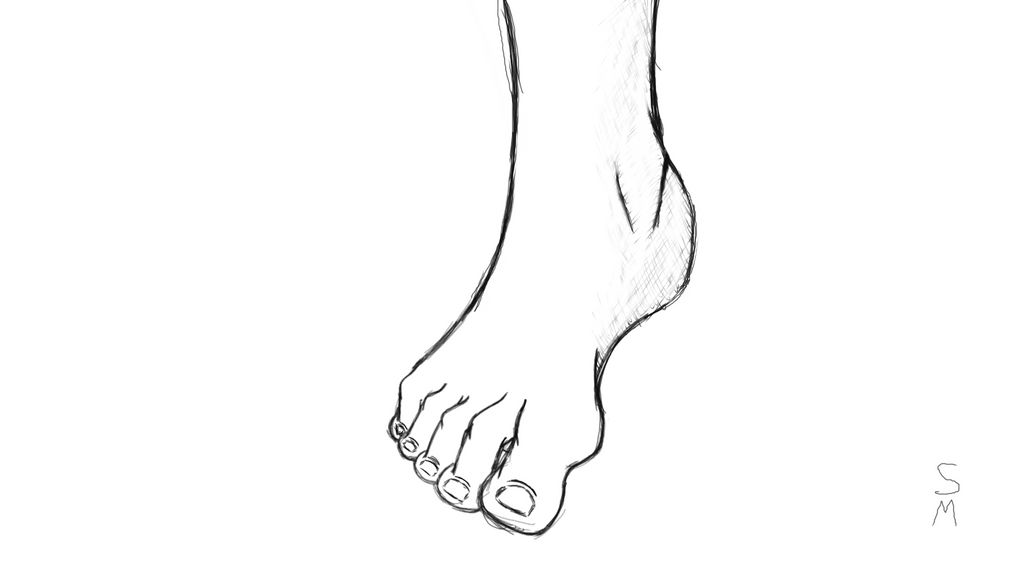 Foot (training) by StrangerMistik on DeviantArt