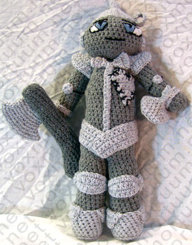 Tin Woodsman Amigurumi Doll