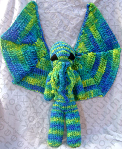 Female Cthulhu Amigurumi Doll