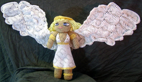 Female Angel Amigurumi Doll