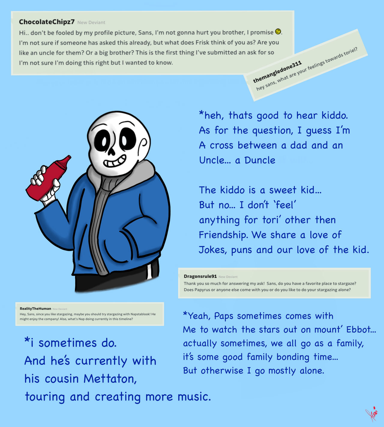 Duncle Duncle Sans and other Questions by bestartisfromthesoul on DeviantArt