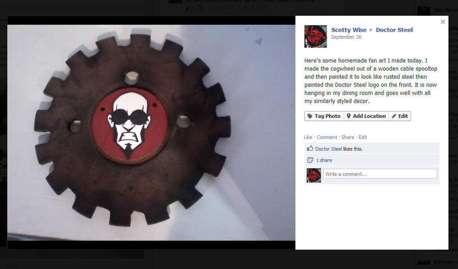 Doctor Steel Cog Wheel