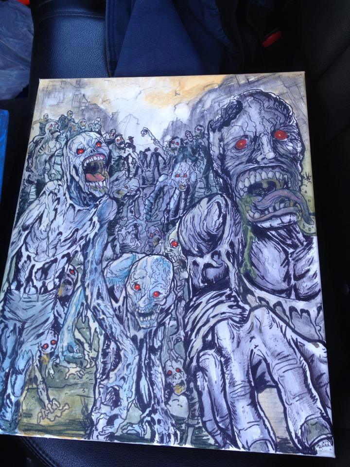 Zombies for Dave Painting