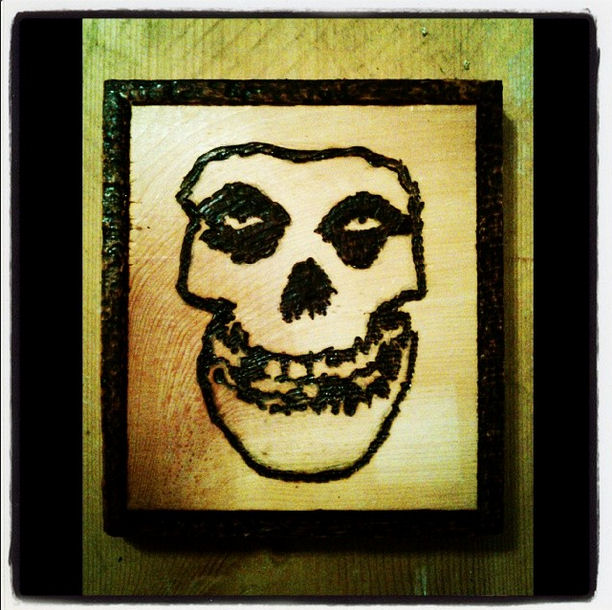 Misfits pyrography