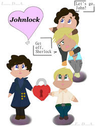 Chibi Johnlock Commission