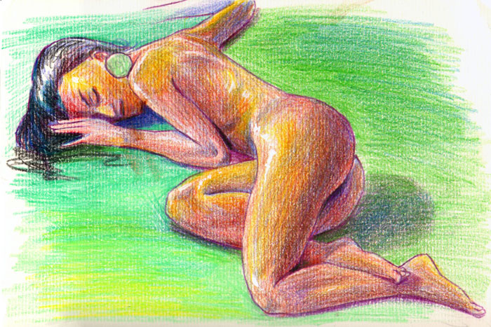 Figure drawing sketch