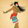 Postclassic Moon Goddess Dancer