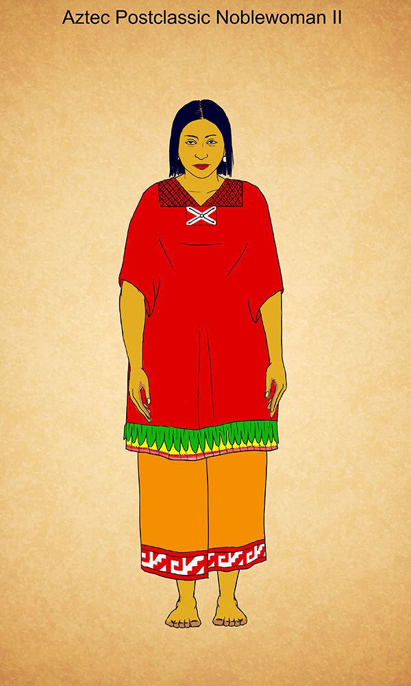 Aztec Postclassic Noblewoman II by Kamazotz on DeviantArt